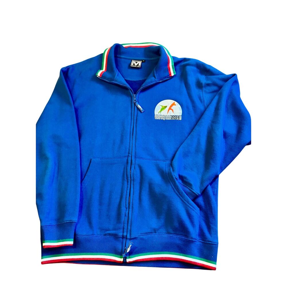 Rare World Dog Show 2015 Milano Zip-Up Sweatshirt